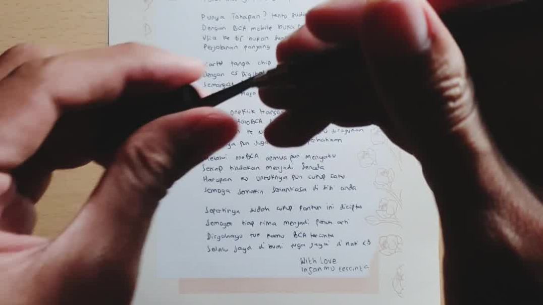Surat Cinta HUT BCA 65 (Penggawa Pietra Pramananda - GPOL)