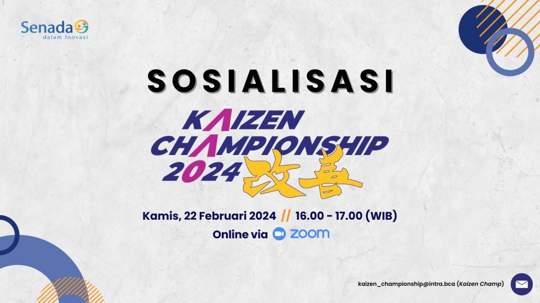 Sosialisasi Kaizen Championship 2024