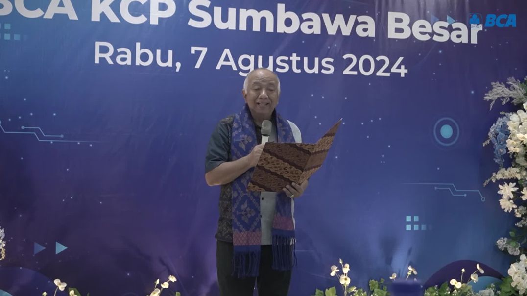 Peresmian BCA KCP Sumbawa Besar