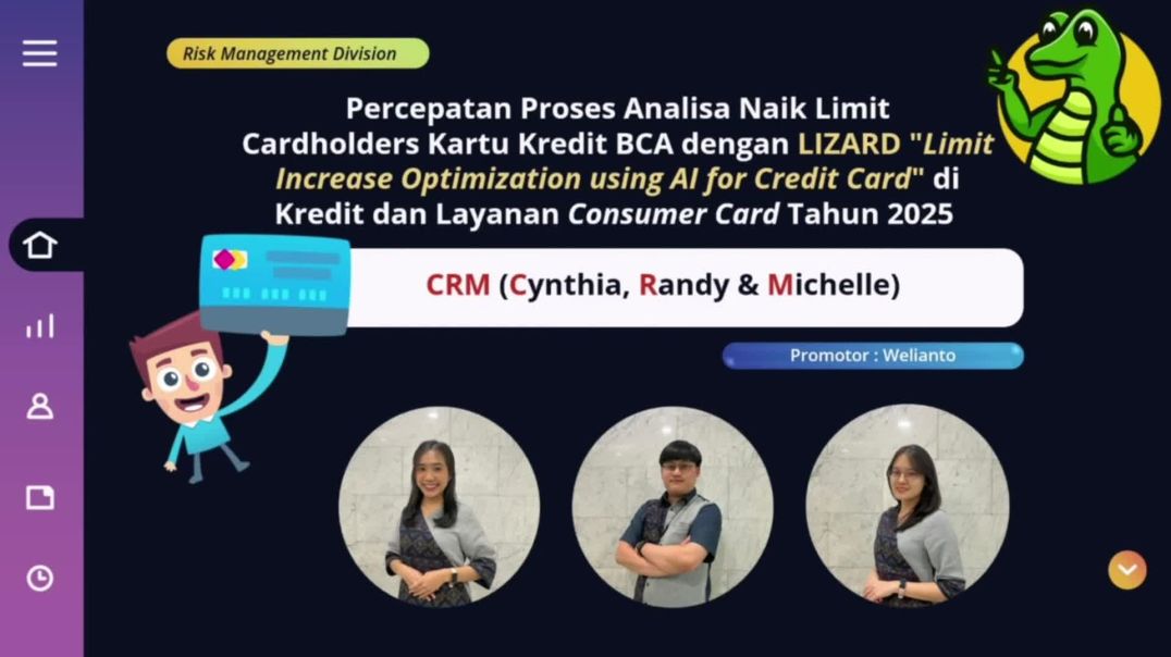 BIC 2024 - Percepatan Proses Analisa Naik Limit Cardholders Kartu Kredit BCA di Kredit dan Layanan Consumer Card
