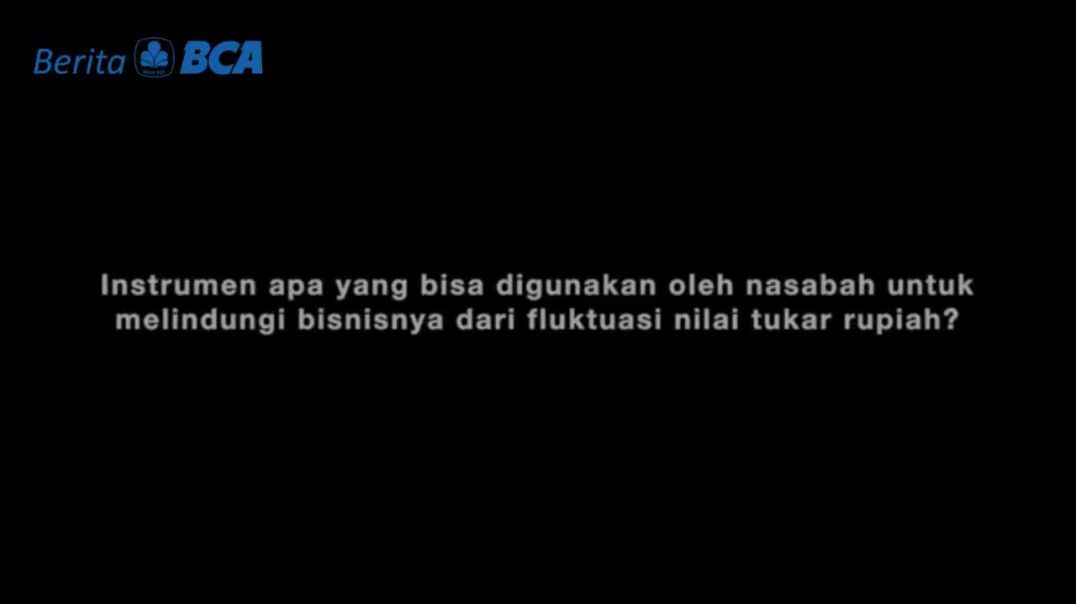 Wawancara dengan Kepala Divisi Tresuri BCA Branko Windoe