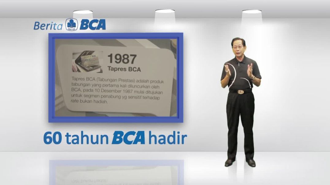 Greeting HUT ke-60 BCA oleh Bpk Jahja Setiaatmadja