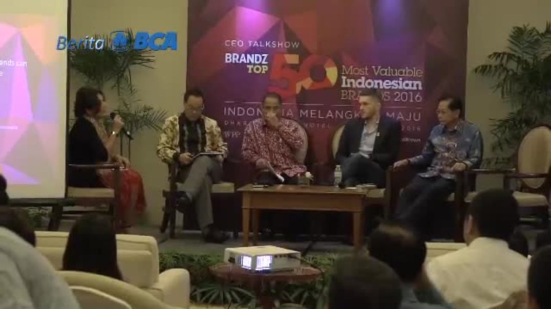 BCA Kembali Raih Peringkat 1 The BrandZ Top 50 Most Valuable Indonesian Brands 2016