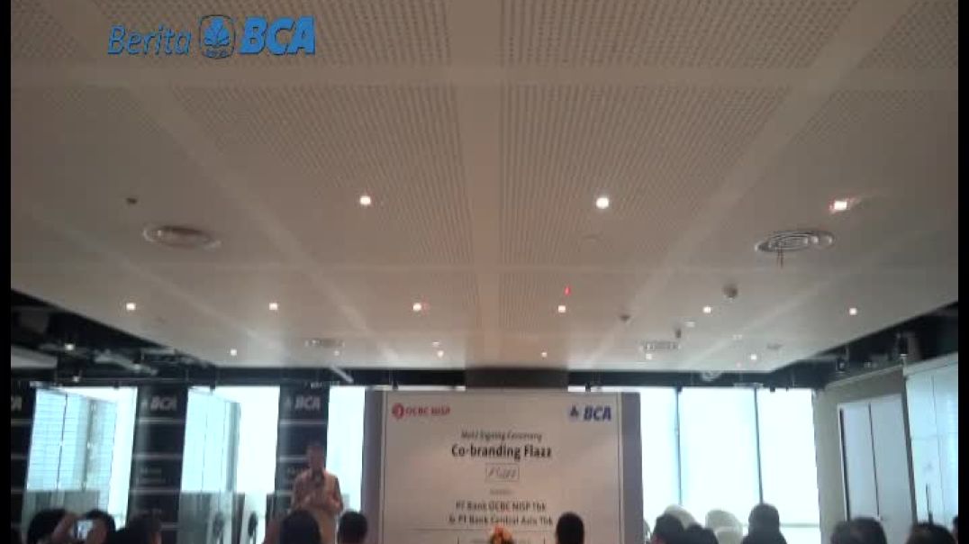 MOU Co-branding Flazz BCA dan OCBC NISP