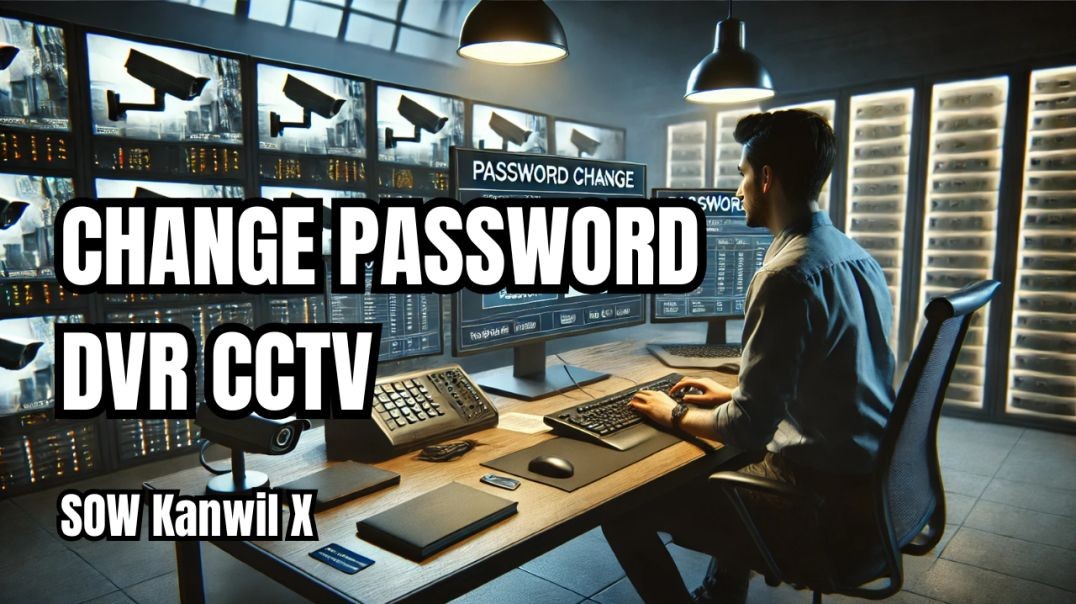 TUTORIAL CHANGE PASSWORD  DVR  CCTV