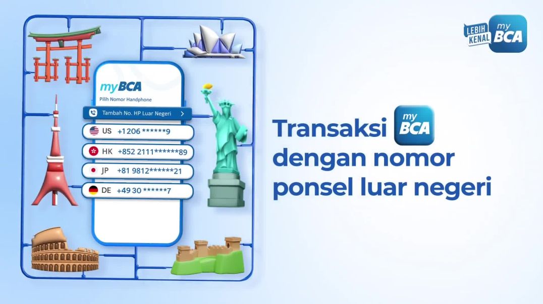 myBCA - Pakai myBCA Menggunakan Nomor Luar Negeri