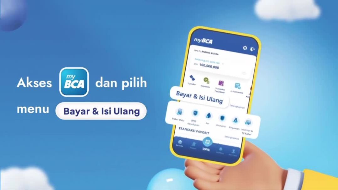 myBCA - Fitur Bayar dan Isi Ulang