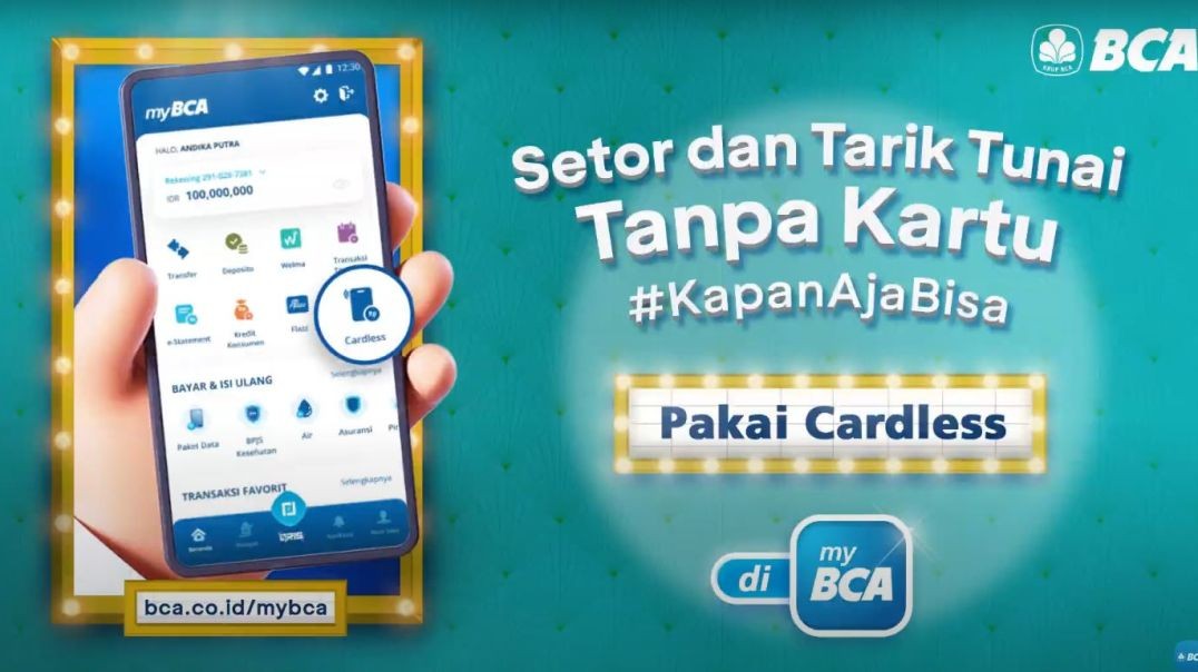 myBCA - Tarik dan Setor Tunai Tanpa Kartu dengan Fitur Cardless