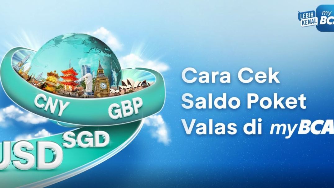 myBCA - Cara Cek Saldo Poket Valas
