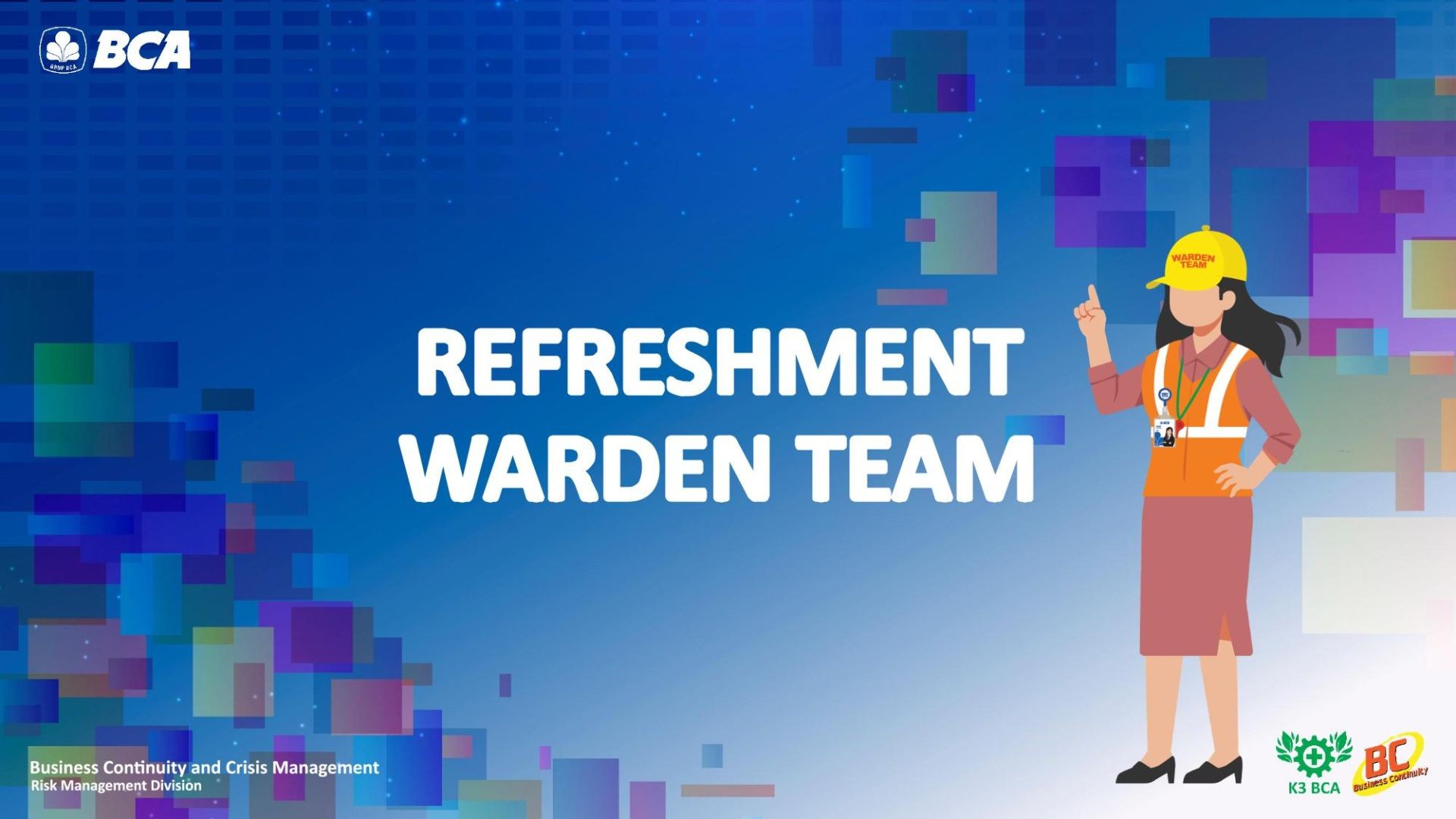 Workshop Warden Team 2025 - Refreshment Warden Team
