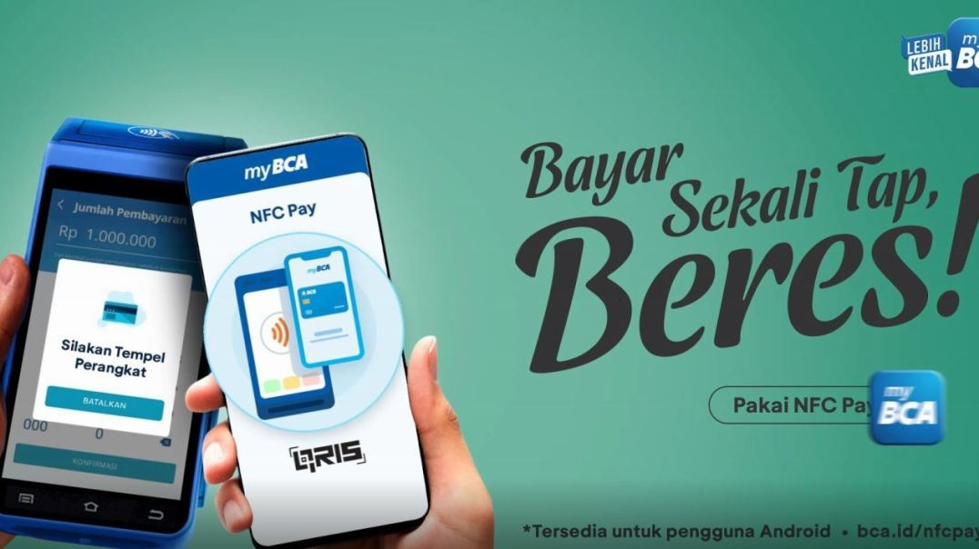 myBCA - Bayar pakai QRIS Tap dari menu NFC Pay