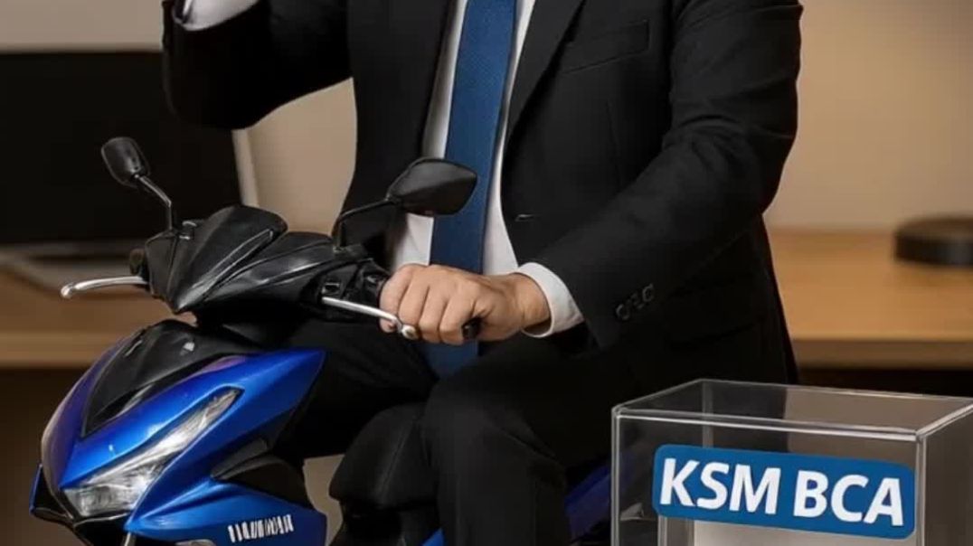 Create Action Figure Motor KSM BCA dengan AI