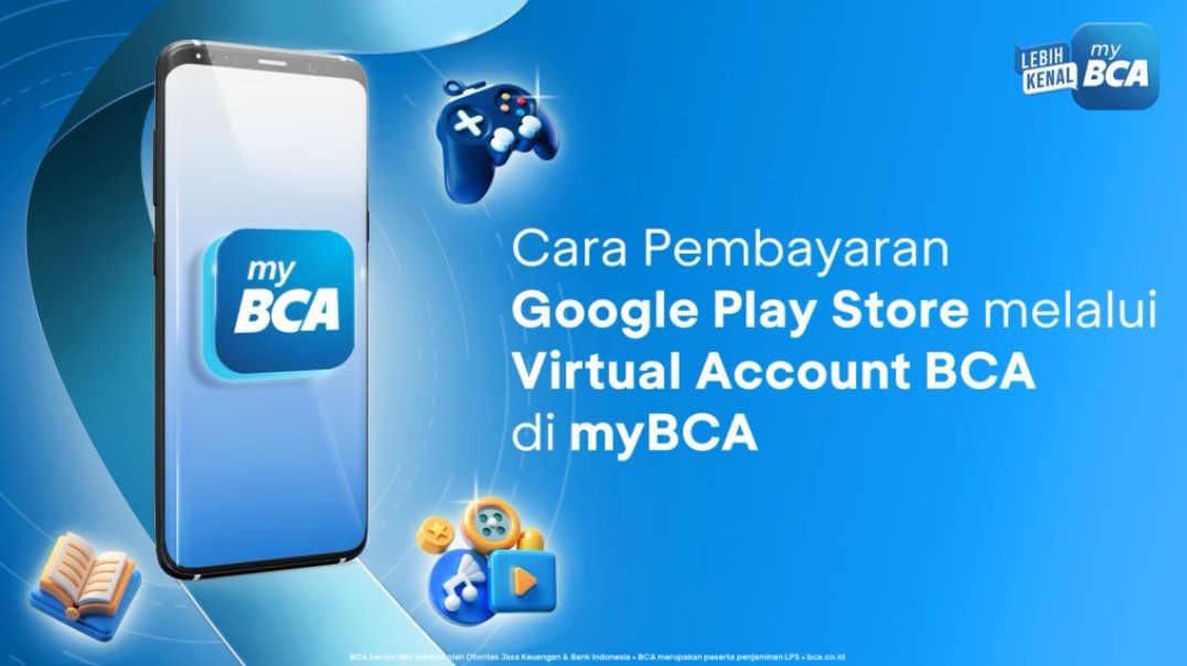 Di myBCA bisa bayar Item Google Play pake Virtual Account BCA