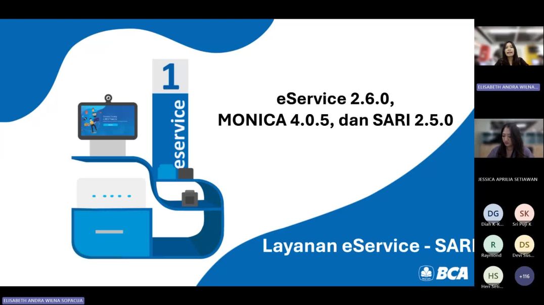 Sosialisasi eService 2.6.0, MONICA 4.0.5 dan SARI 2.5.0 - Batch 2