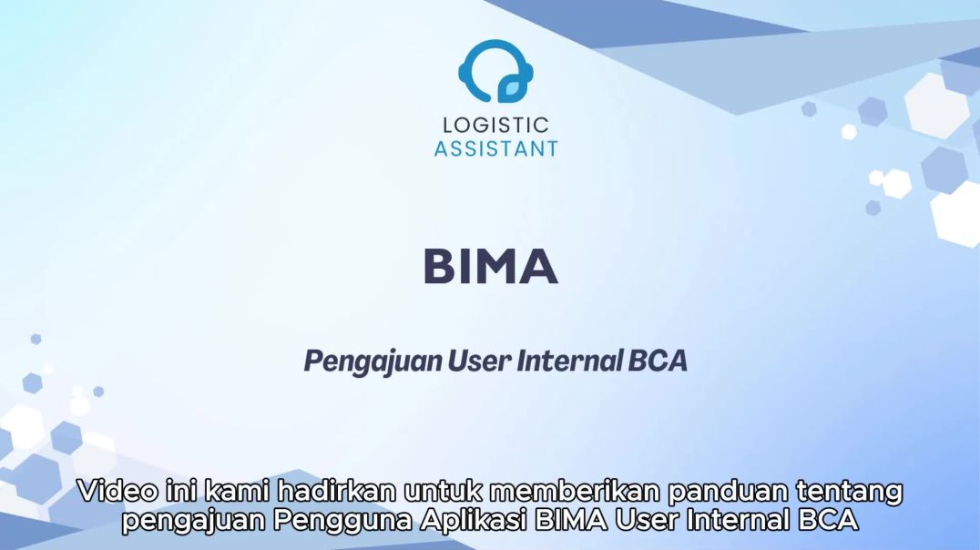 BIMA Pengajuan User Internal BCA