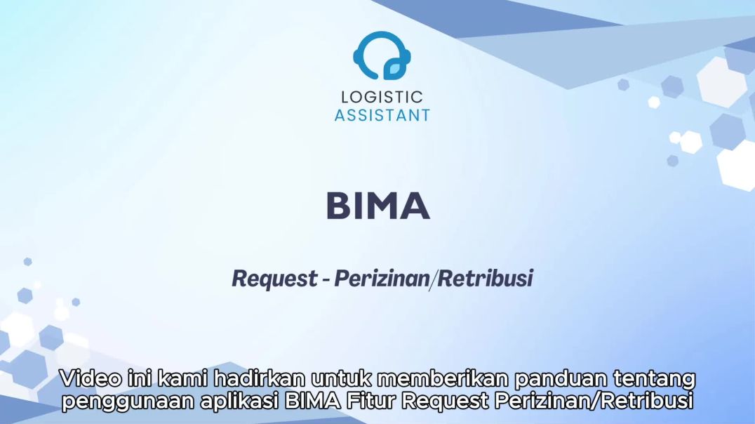BIMA Request Perizinan/Retribusi